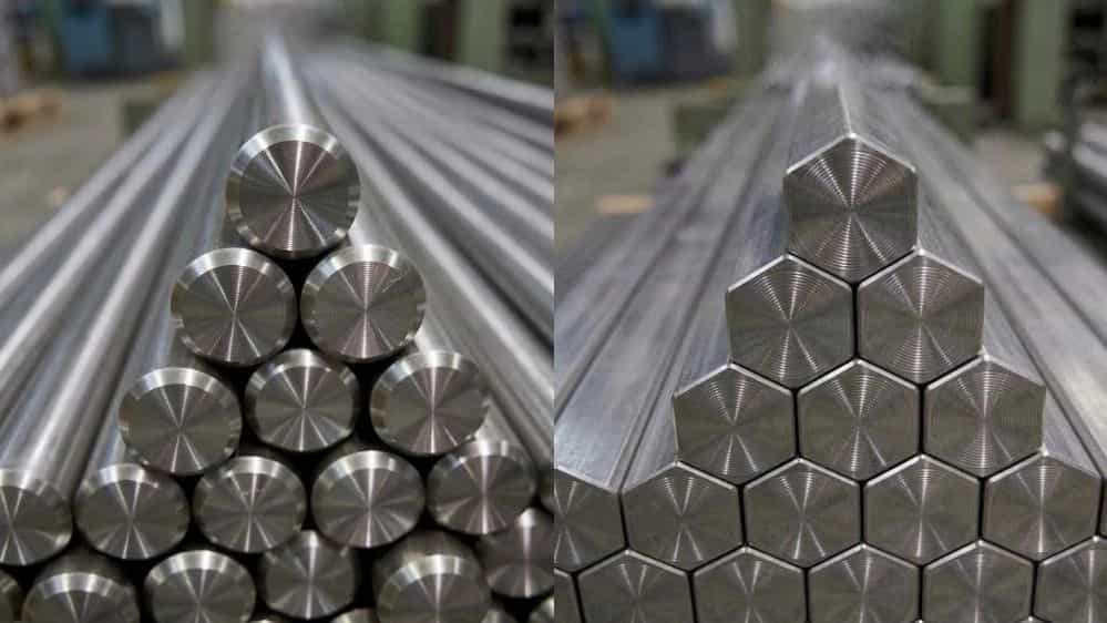 Purchase of imported round and six-point rebar in different sizes